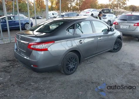 2015 Nissan Sentra S из США, поврежденный, VIN 3N1AB7AP9FY237560